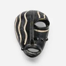 Jacque Sagan, Mask, c. 1950, glazed earthenware