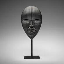 Vallauris, Mask, c. 1950, enameled earthenware