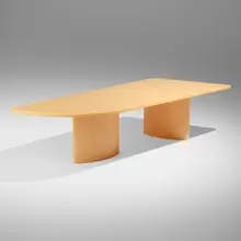 Sabine Marcelis, Custom dining table from the Soap series, 2020, polyester resin