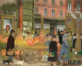 Neac Margaret Pullee Arca, 'Fruit Barrow in a Market'