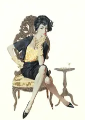 Robert E. McGinnis, Fools die on Friday, gouache