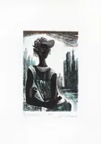 John Byrne, Downtown and Underwood Lane, Two lithographs printed in colours, each on wove, each signed