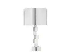 Nogaro Castagnon, A Modernist table lamp circa 1970, Chromed metal