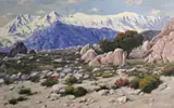 Don Irwin, Lone pine trail, acrylic on canvas