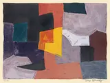 Serge Poliakoff, Composition grise, rouge et jaune