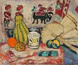 Alexandra Povòrina, Orientalisches Stilleben, 1926, Öl auf Leinwand