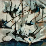 Werner Scholz, Paysage d' Hiver“ (Am Bach)