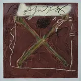 Antoni Tàpies, Petrificada petrificante, 1978, Original-Leinenkassette mit 8 Farbradierungen mit Aquatinta, Carborundum und Prägedruck, jeweils auf graublauem handgeschöpften Papier bzw. 1 Blatt auf weißem Velin, mit Gedichten von Octavio Paz
