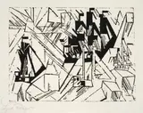 Lyonel Feininger, Marine, 1918, Holzschnitt auf Bütten