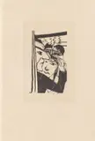 Max Beckmann, Tanzendes Paar, 1922, Holzschnitt auf Bütten