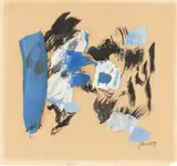 Fritz Winter, Ohne Titel, 1959, Öl und Tusche auf Papier