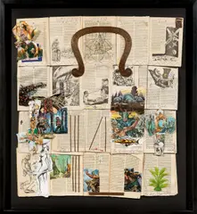 Andy Hope, Wonder Wheeler, 2001, Filzstift, Tusche und Kunststoff über Papiercollage