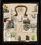 Andy Hope, Wonder Wheeler, 2001, Filzstift, Tusche und Kunststoff über Papiercollage