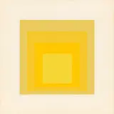 KG by Josef Albers, 1966, Farbserigrafie auf Velin, sold Jan 2023
