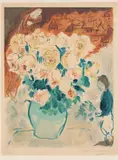 Der Strauss by Marc Chagall, 1955, Farblithografie auf festem Velin, sold Dec 2017