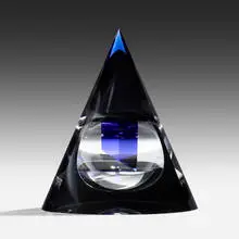 Vlastislav Janaçek, Untitled (Pyramid), 2005, cut and polished optical glass