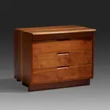 Chest by George Nakashima, 1966, American black walnut, sold Jan 2021