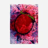 Untitled (Ikebana) by Dale Chihuly, acrylic and watercolor on paper, sold Jan 2021