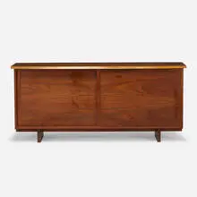 Cabinet by James Martin, American black walnut, sold Jan 2021