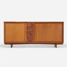 Cabinet by James Martin, American black walnut, sold Jan 2021