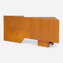 Alain Marcoz, Custom cabinet, c. 1956, birch, plywood