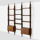Franco Albini, LB7 library, 1957, teak, enameled steel, aluminum
