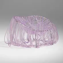 Anemone chair by Fernando and Humberto Campana, c. 2000, plastic tubing, powder-coated steel, aluminum, sold Dec 2024