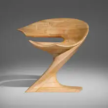 Michael Coffey, Matador I chair, 1993, stacked and carved maple