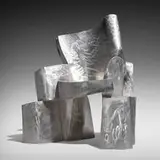 Jim Cole, Checkerboard chair, 2000, stainless steel