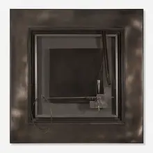 Fletcher Benton, Cologne Construct #3S, 1995, steel with applied patina