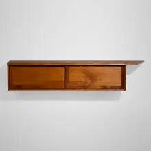 Hanging Wall cabinet by George Nakashima, 1956, American black walnut, sold Dec 2024
