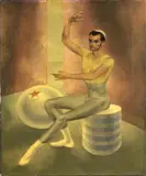 Mac Harshberger, A portrait of James Lyons, New York, 1945, oil on canvas