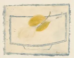 Morris Graves, Mexican Fruit, 1974, tempera on paper