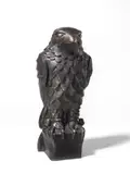 Alex Israel, Maltese Falcon, 2013, Bronze mit schwarzer Patina. Höhe: 26,8 cm (10 ½ in.)
