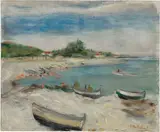 Franz Heckendorf, Strandszenerie