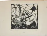 Lyonel Feininger, Das Schiff (mit Sonne)