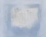 Erwin Bechtold, In der Schwebe, 1959, Mischtechnik auf Leinwand
