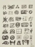 A. R. Penck, Ohne Titel, 1967, Bleistift auf festem Papier