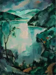 Walchensee by Wolf Röhricht, Um 1925, Öl auf Leinwand, sold Nov 2009