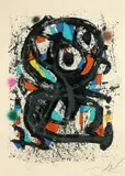 Grand Palais by Joan Miró, 1974, Farblithographie auf Arches-Velin, sold Nov 2009