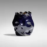 Vase by George E. Ohr, 1897-1900, glazed earthenware, sold Jan 2021