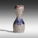 George E. Ohr, Vase, 1897-1900, glazed earthenware