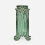 Fernand Moreau for Teco Pottery, Vase, model 434, 1904-1920, glazed earthenware
