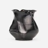 Vase by George E. Ohr, 1897-1900, glazed earthenware, sold Jan 2021