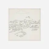 Michael Graves, Composite Landscape, 1981, etching on Chine-collé