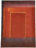 David Barbero, Red Door, n.d., Color monotype on Rives BFK paper