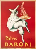 Pâtes Baroni by Leonetto Cappiello, 2005, Photo-mechanical reproduction, not an original vintage print, sold Sep 2016