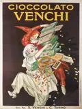 Cioccolato Venchi by Leonetto Cappiello, 2005, Photo-mechanical reproduction, not an original vintage print, sold Sep 2016
