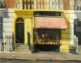 David Shepherd O.B.E., Beauchamp Place, London, oil on canvas