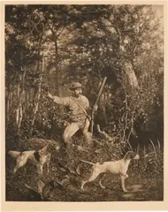 John Martin Tracy, Upland Shooting, photogravure